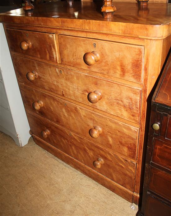 Victorian round corner chest